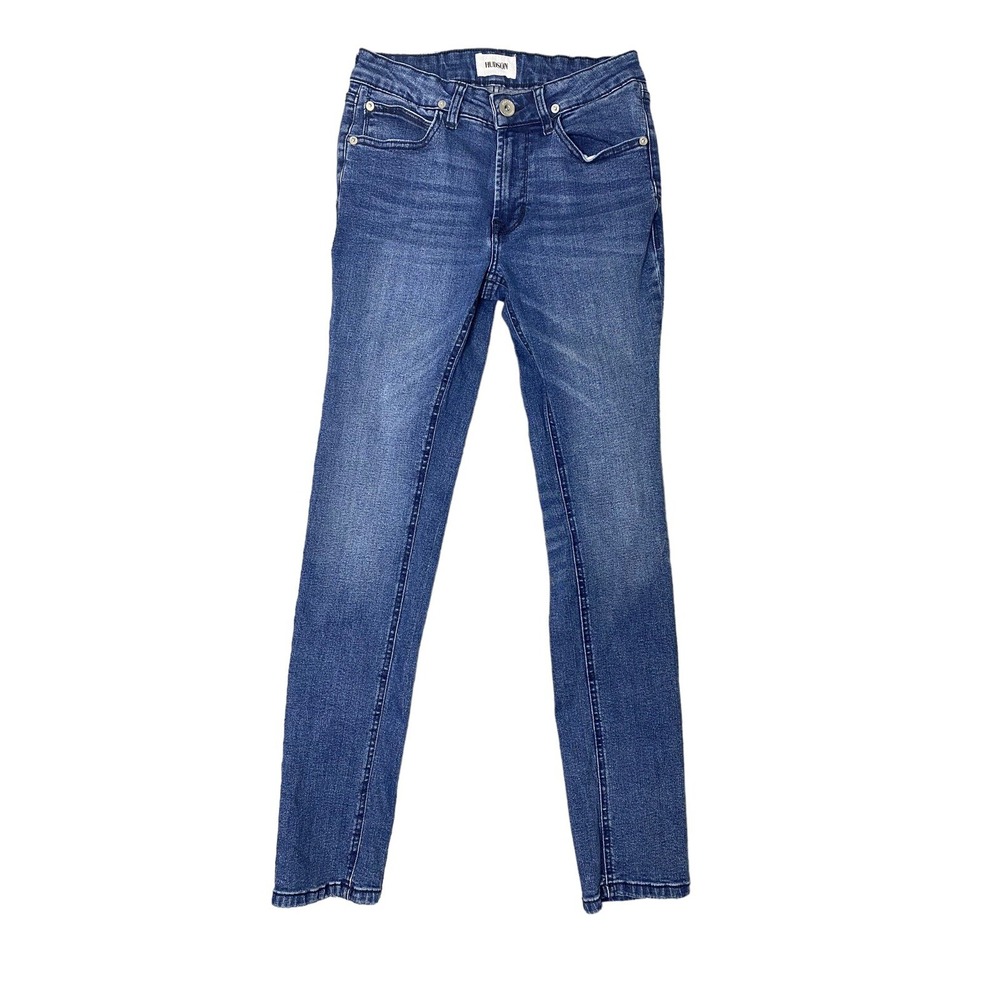 Hudson Girls Mid Rise Skinny Jeans Blue Denim CPSIA 2008 Size 14
